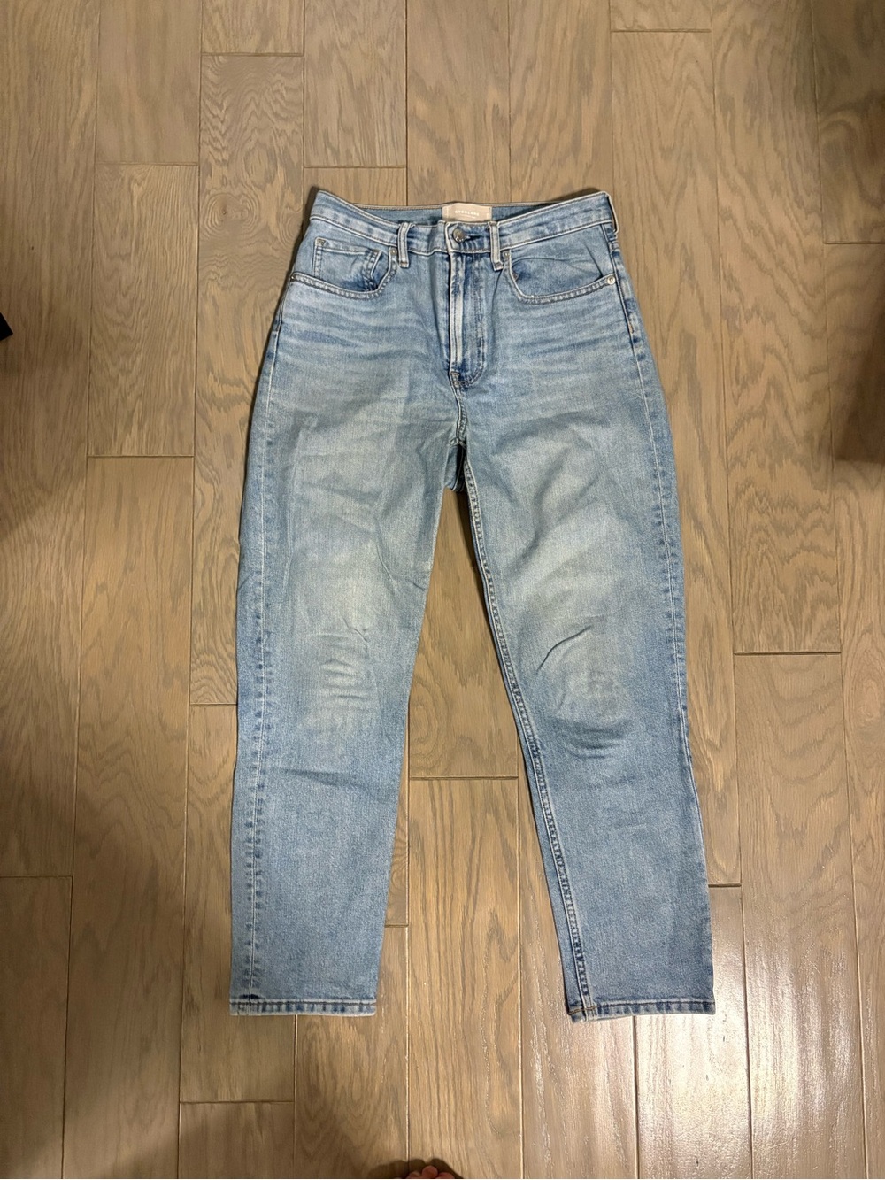 Everlane Slim Straight Light Blue Jeans